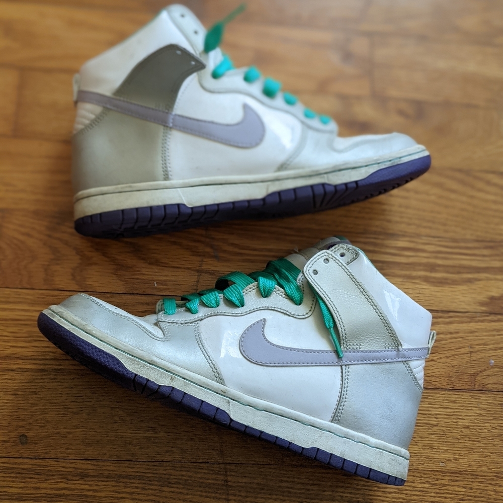 Nike Dunk silver/ white/ purple